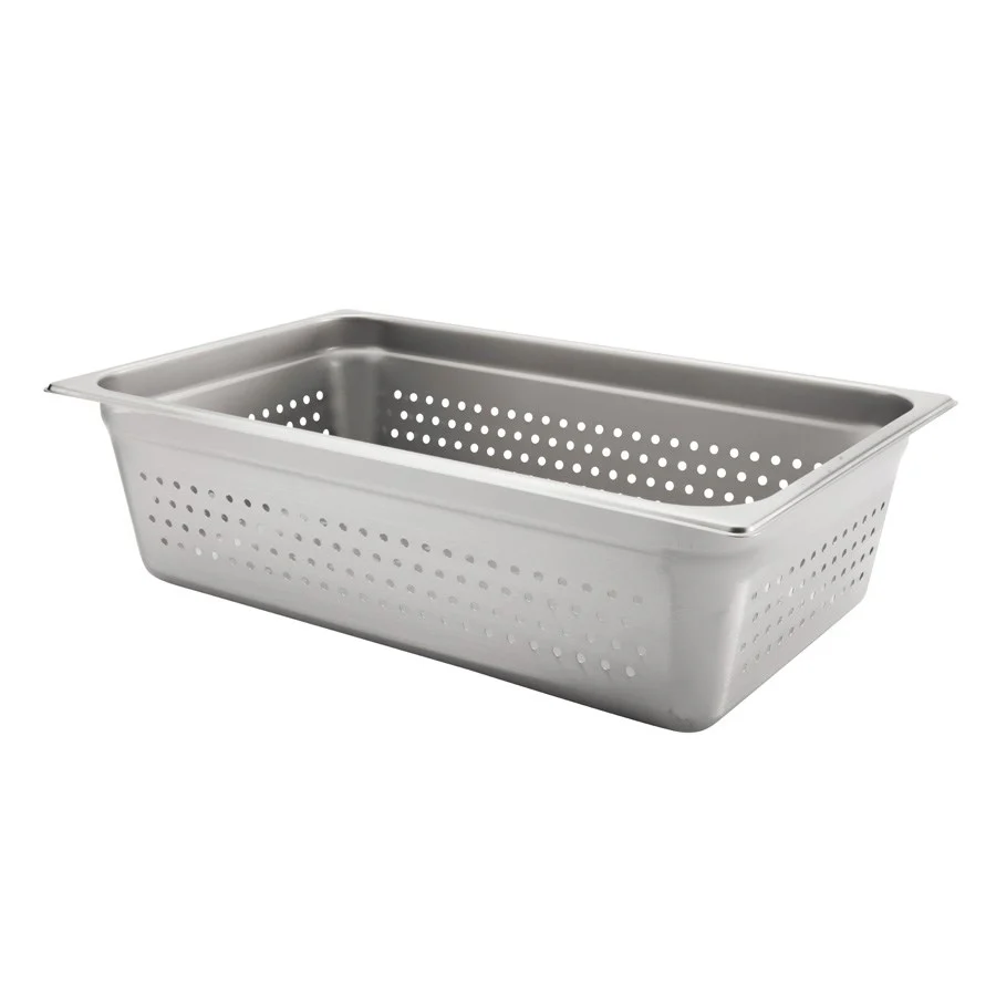 Browne Full Size Perforated Food Pan, 24 Gauge Stainless Steel - Image 3
