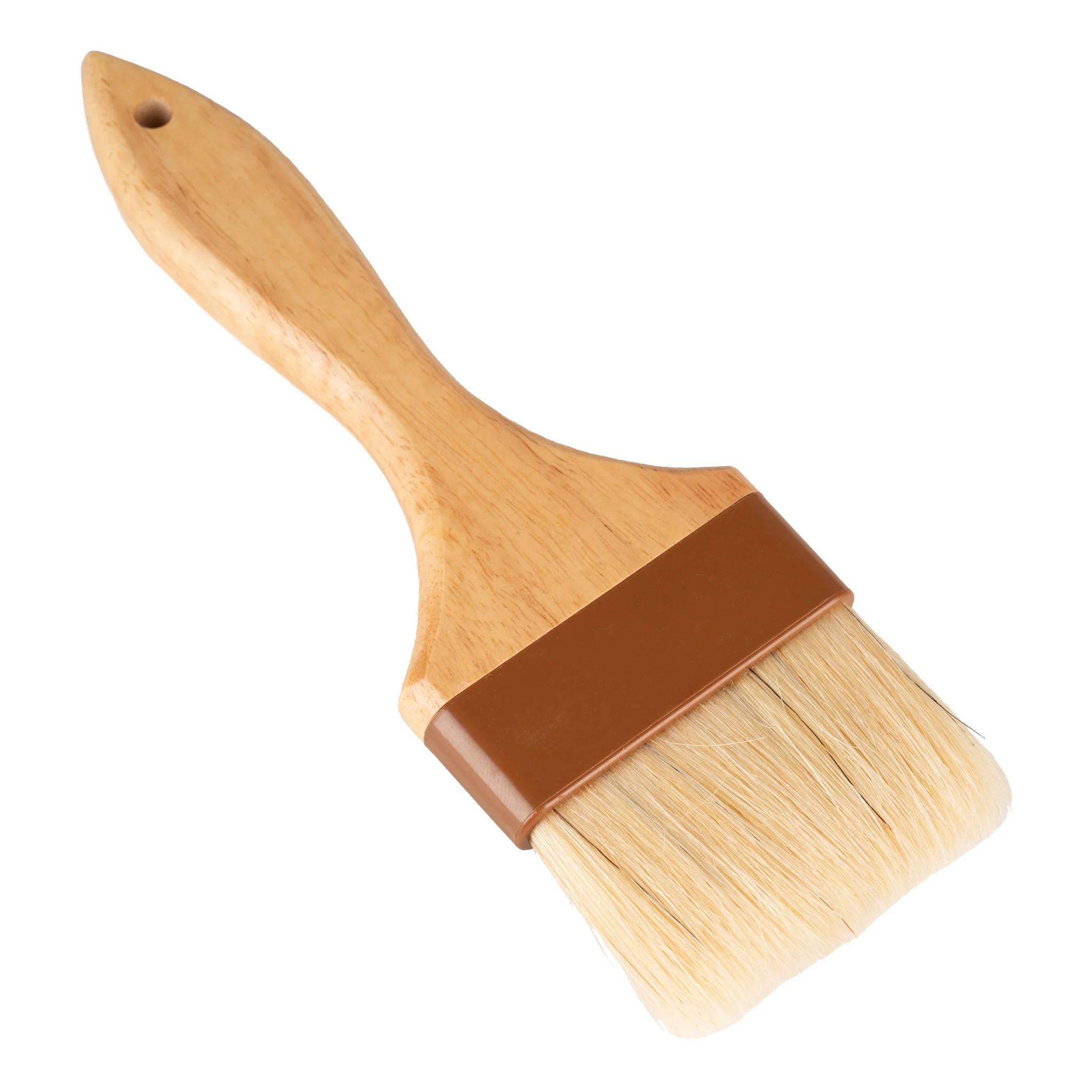 Browne Sealed Pastry Brush, Boar Bristles, Wood Handle - Image 3
