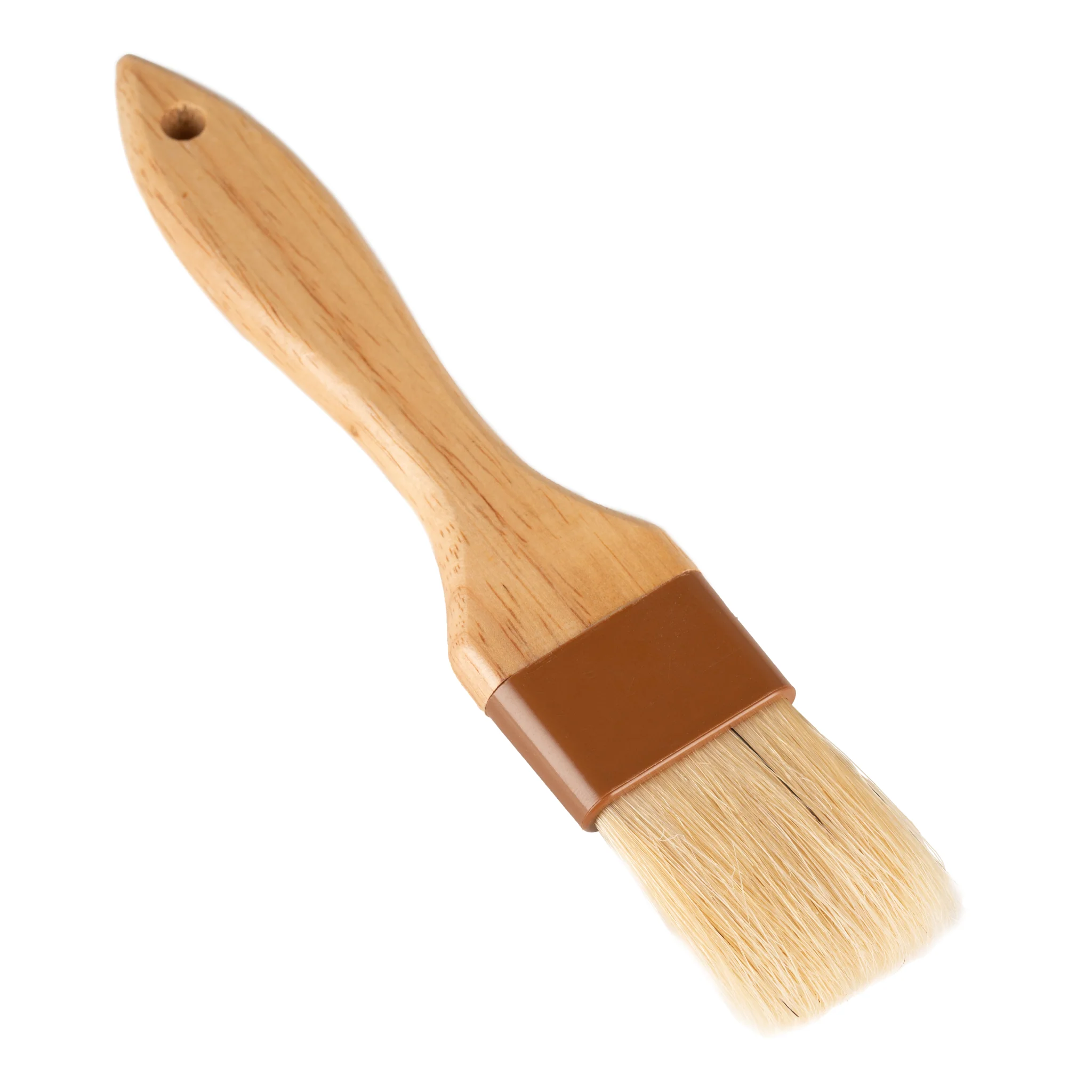 Browne Sealed Pastry Brush, Boar Bristles, Wood Handle - Image 4