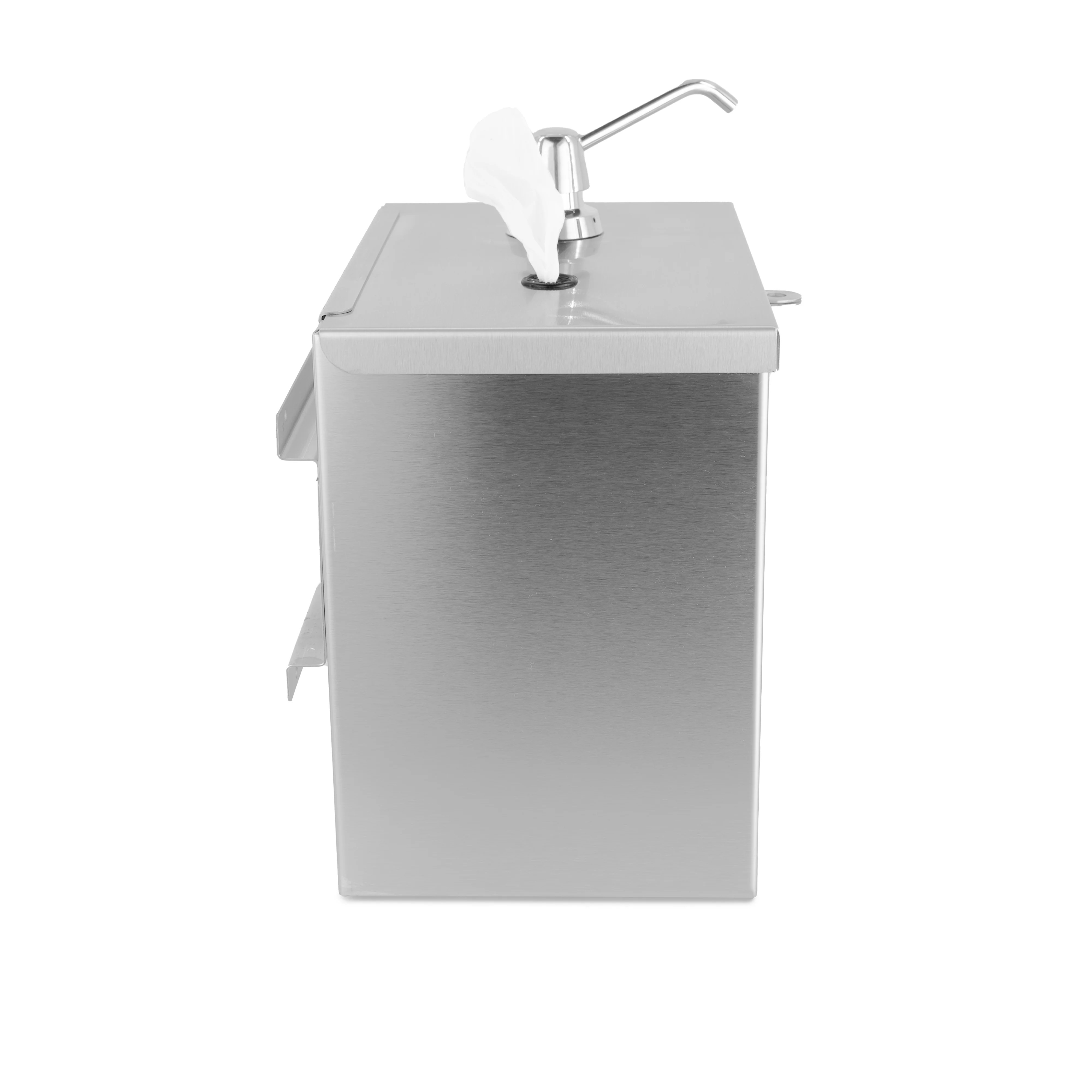 Quest Sani-Station Wipe and Sanitizer Holder, Stainless Steel, FINAL SALE - Image 3