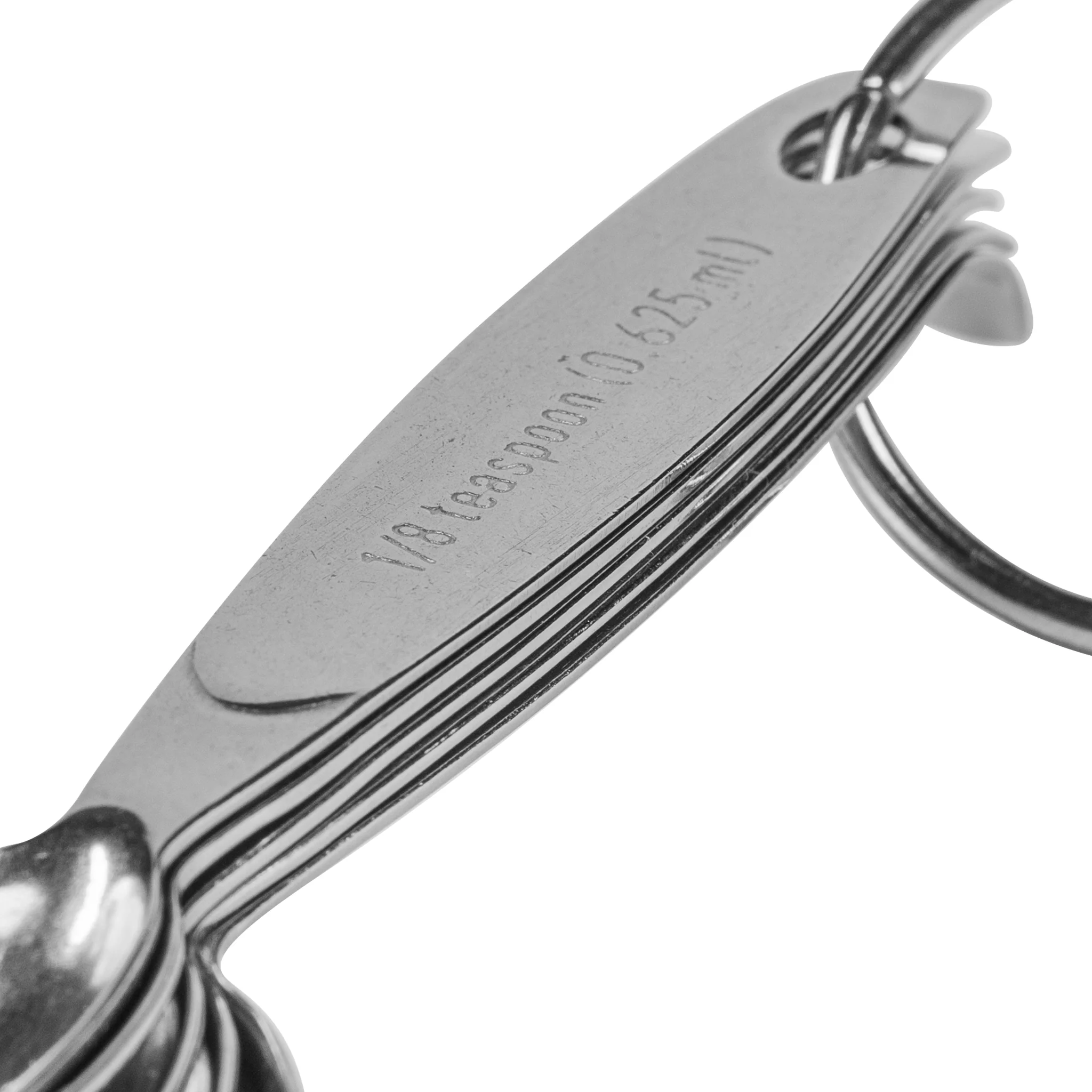 Cuisipro 5 Piece Measuring Spoon Set, Stainless Steel - Image 4