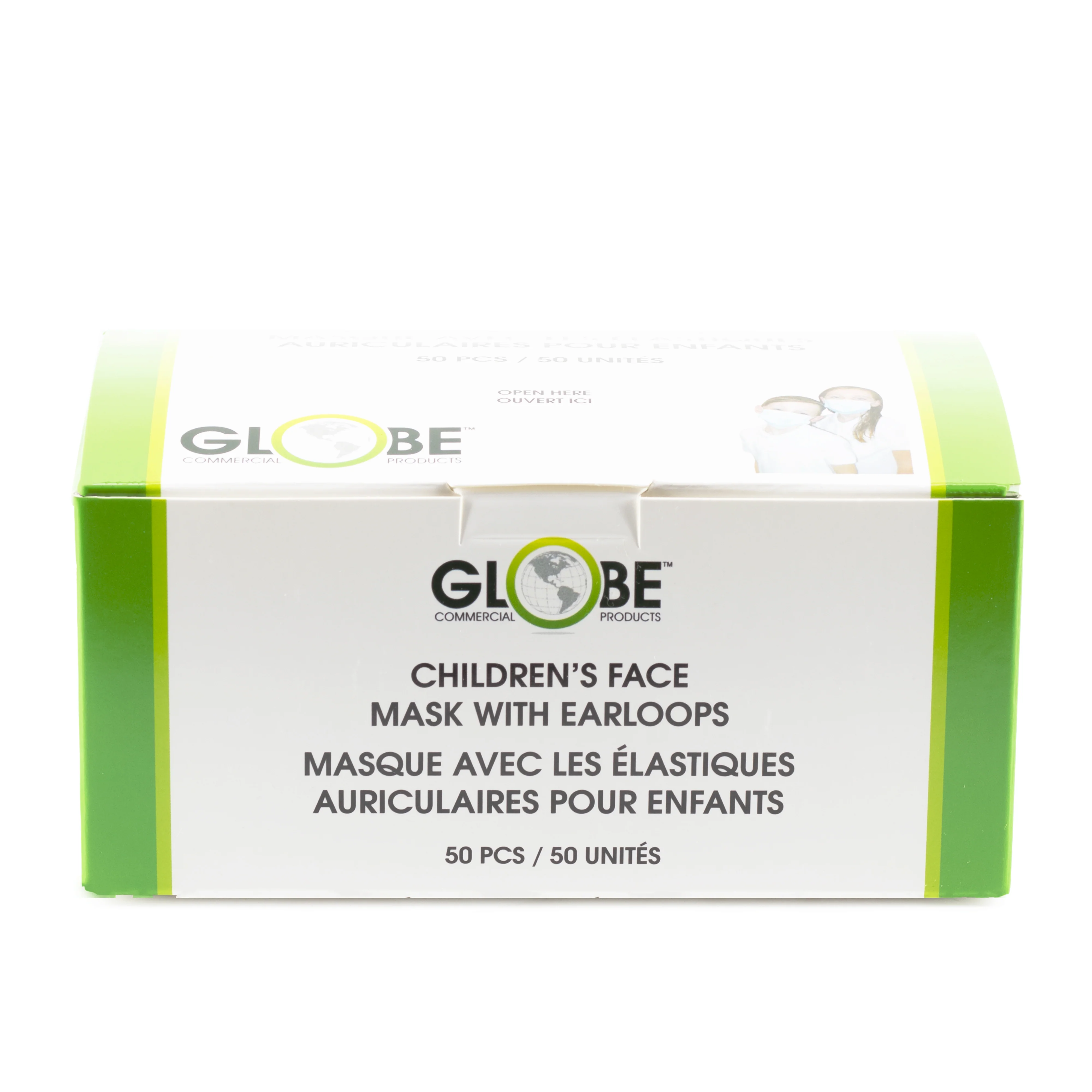 Globe  Children's Face Masks 3-Ply, 50 Pack, FINAL SALE - Image 3