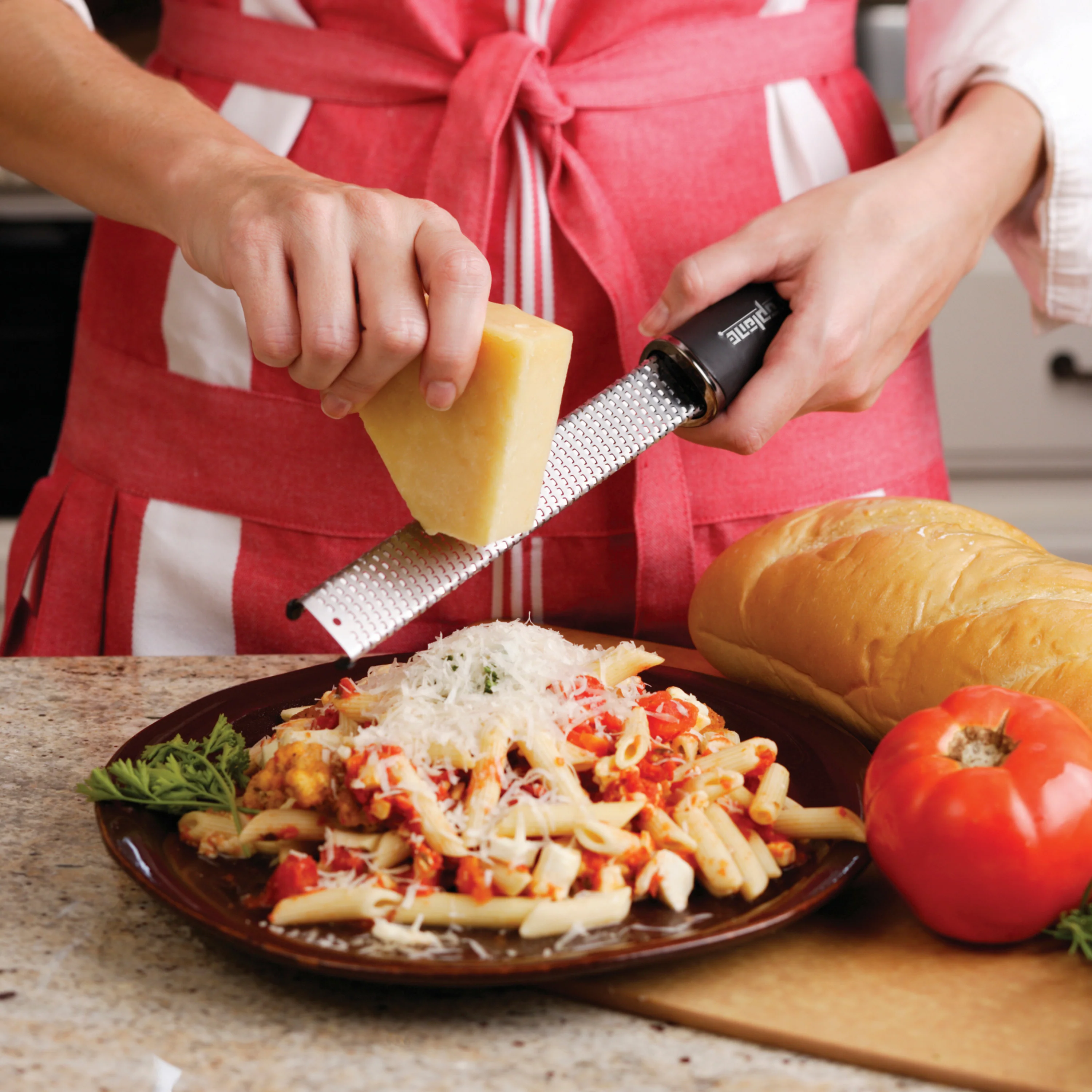 Microplane Premium Classic Series Zester Grater, 12", Soft Touch Handle - Image 4
