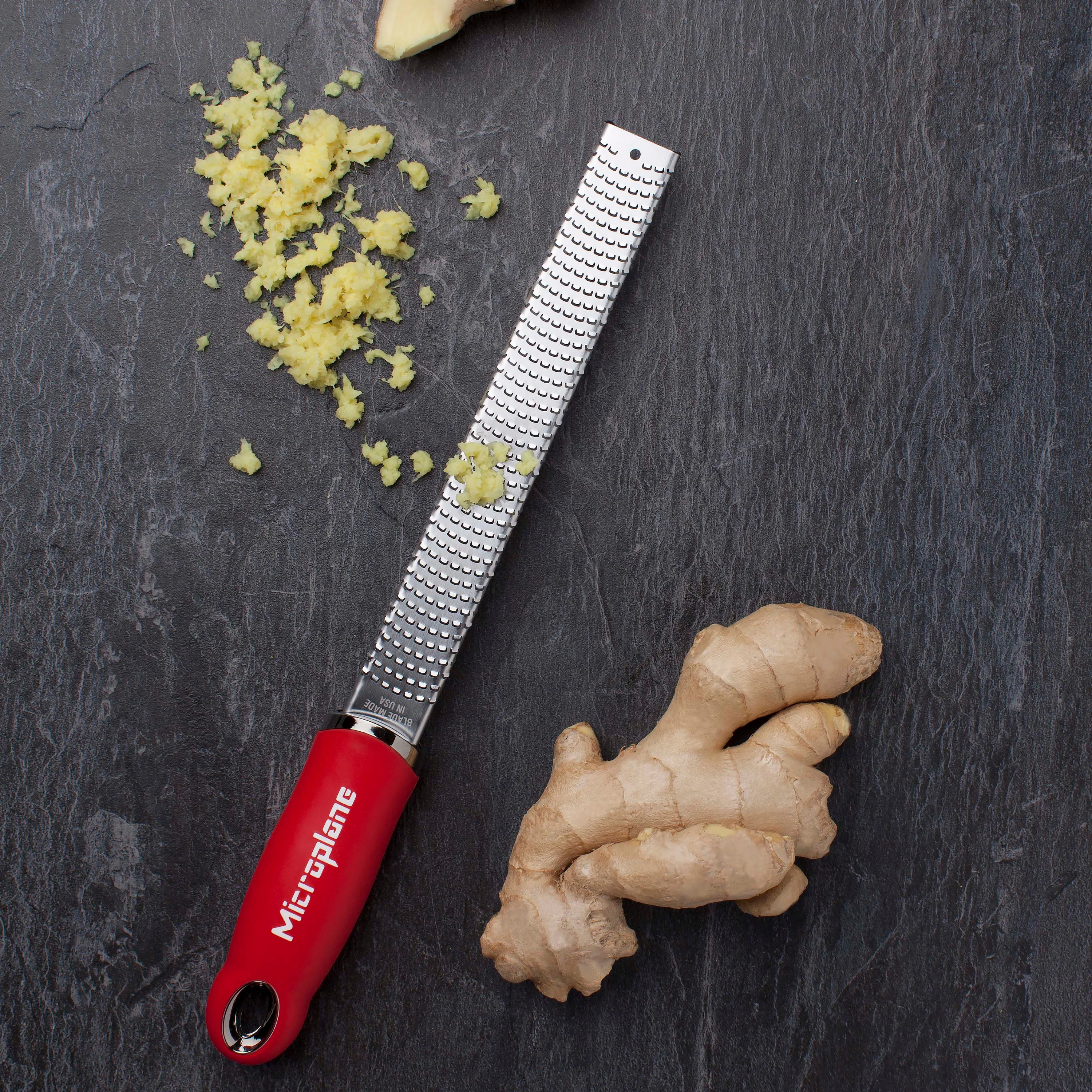 Microplane Premium Classic Series Zester Grater, 12", Soft Touch Handle - Image 6