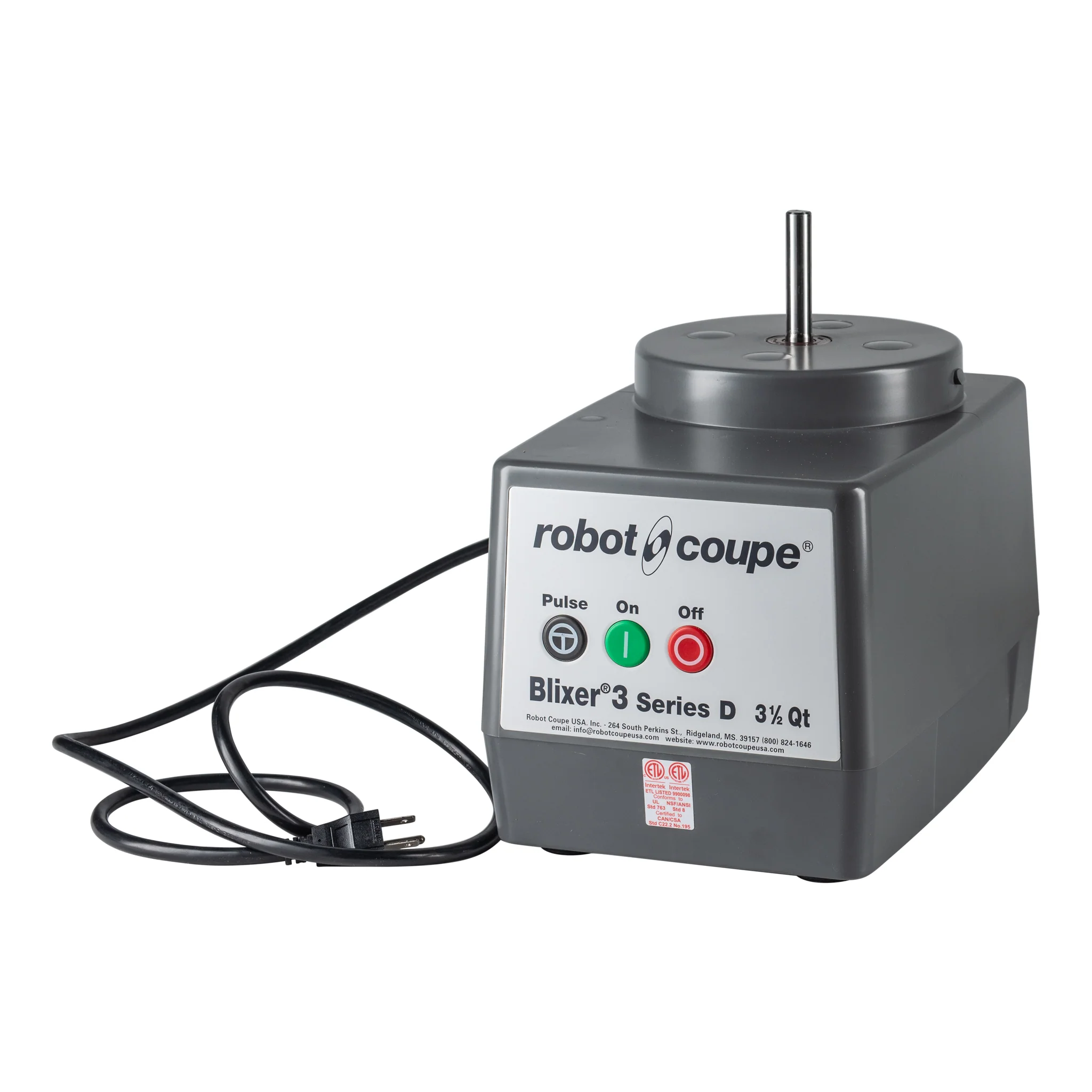 Robot Coupe Blixer 3 Food Processor, 3.7 qt Stainless Steel Bowl, 120 V - Image 4