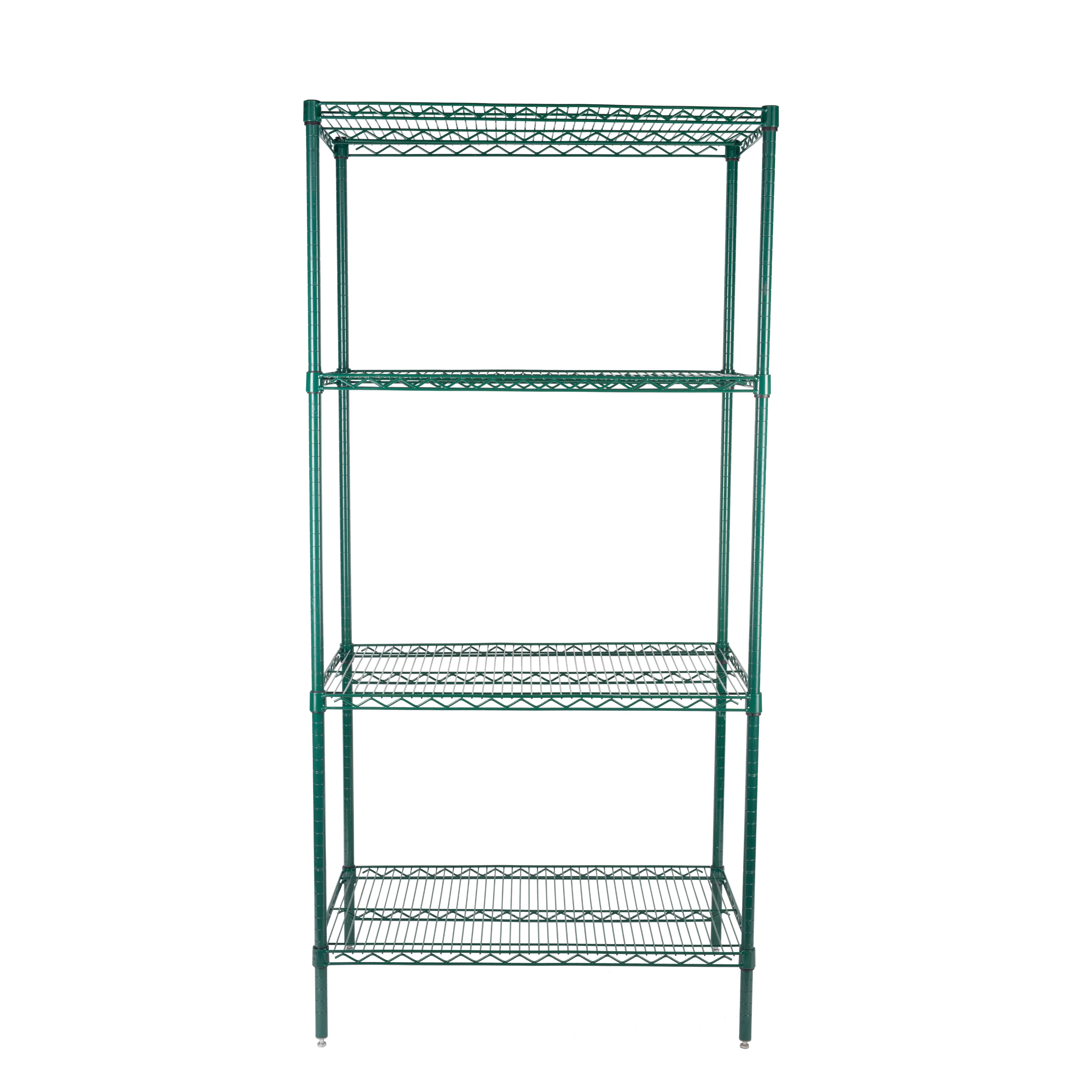 Torngat Shelving 18" Deep Wire Shelf, Green Epoxy - Image 3