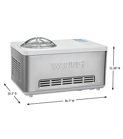Waring WCIC20 2 Qt Compressor Ice Cream Maker, 120v - Image 3