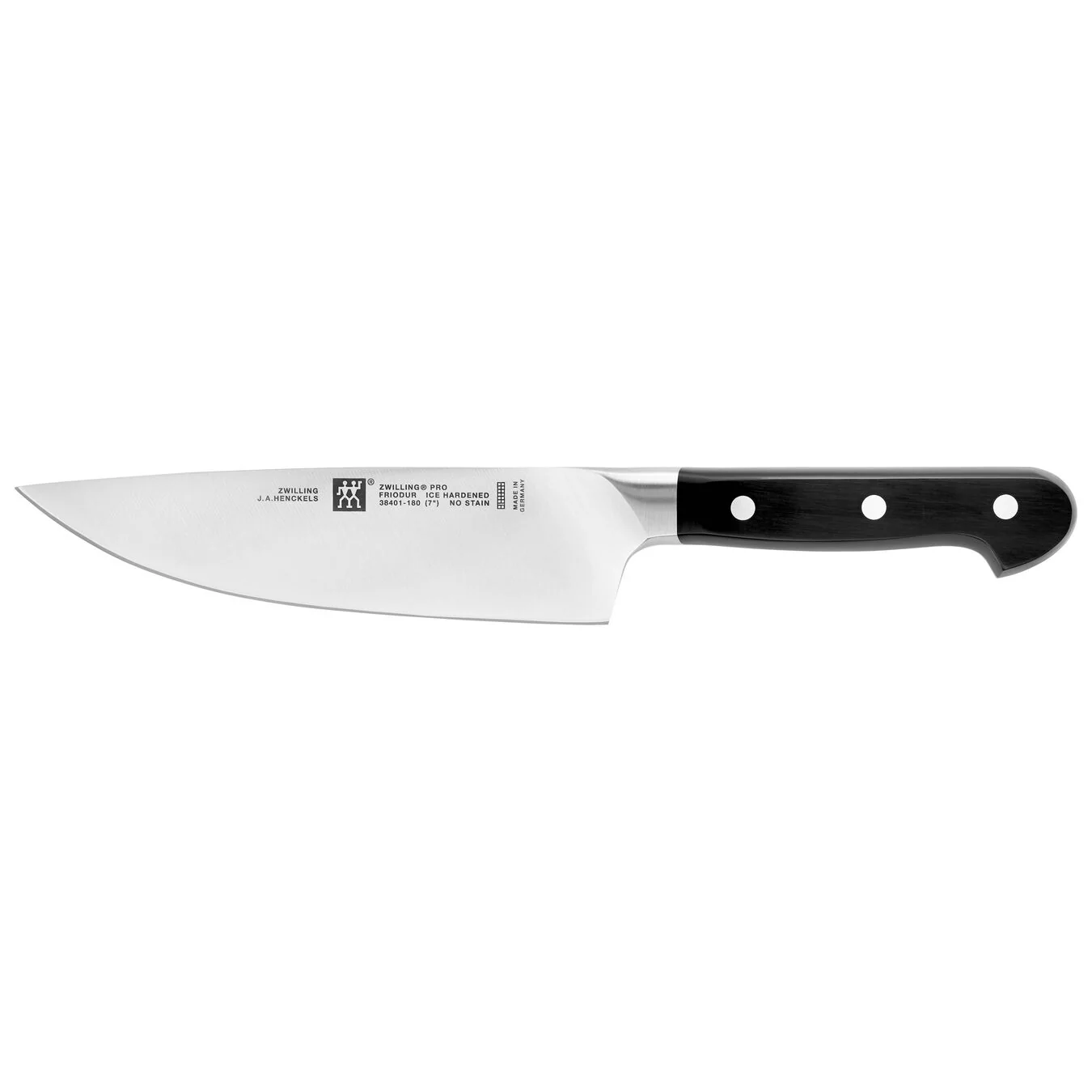 Zwilling Pro Chef Knife, Straight Back, Black - Image 4